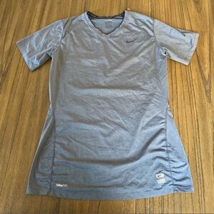 Nike dri-fit v neck sports shirt